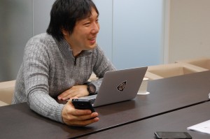 開発中のゲームも見せていただいた
