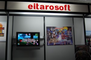 新作タイトルを展示するエイタロウソフト 新作タイトルを展示するエイタロウソフト