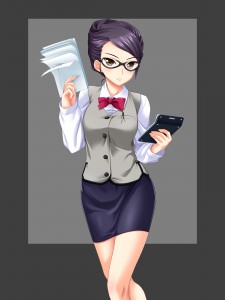 一見同じようなメガネキャラですが… 一見同じようなメガネキャラですが…