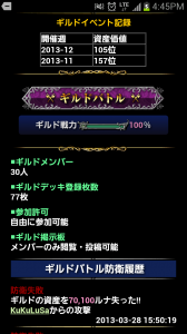 ギルドイベントの記録も順調に伸びてきている! ギルドイベントの記録も順調に伸びてきている!
