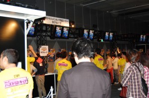 会場脇で着々と予選が進行していました。
