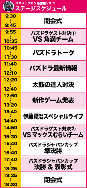 パズドラタイムスケジュール パズドラタイムスケジュール