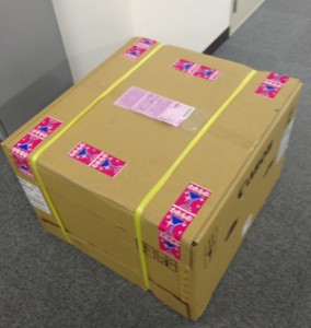 ▲そういえば会社に新しいプリンターが届きました！  （第4回目連載のプリンター事件で…）