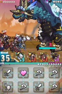 一風変わった風貌のボスドラゴン・・・