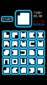 25個のピース群から素早く選択する脳トレゲーム『Blue Selection』 25個のピース群から素早く選択する脳トレゲーム『Blue Selection』