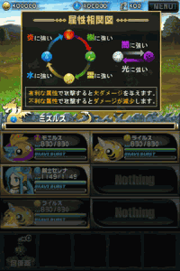 ブレイブフロンティア 属性相関 ブレイブフロンティア 属性相関