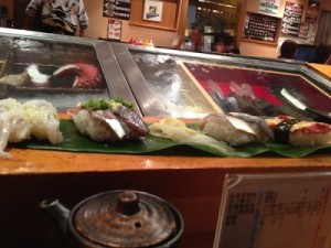 ゲソやタコ、イワシ。