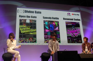 スタイリッシュさ、かっこよさを前面に押し出したタイトルと同社代表、森下氏が作品を紹介 スタイリッシュさ、かっこよさを前面に押し出したタイトルと同社代表、森下氏が作品を紹介