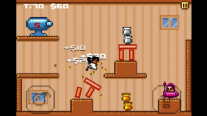 マッピーに似たファミゲー風アクション マッピーに似たファミゲー風アクション