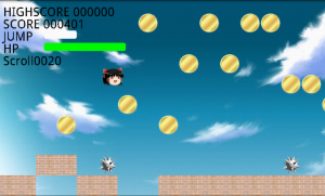 東方をテーマにした横スクアクション