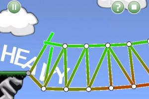 橋を作る物理パズル