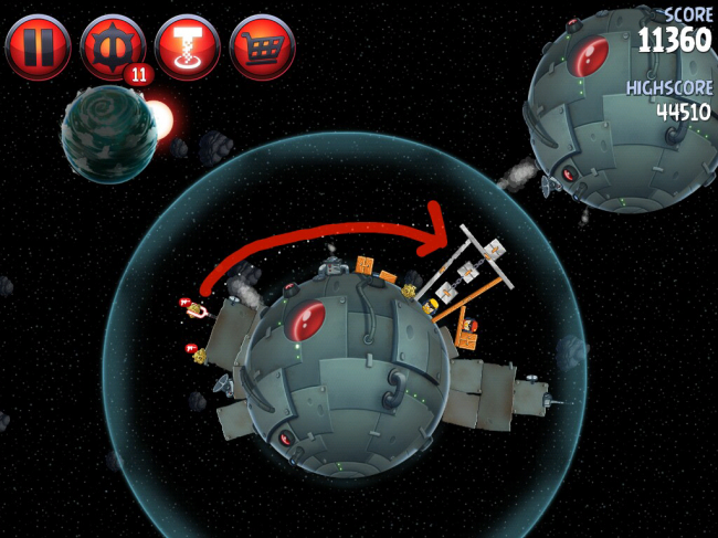 Angry Birds Star Wars II(アングリーバードスターウォーズ2)攻略画像Naboo Invasion P-1-12攻略 Angry Birds Star Wars II(アングリーバードスターウォーズ2)攻略画像Naboo Invasion P-1-12攻略