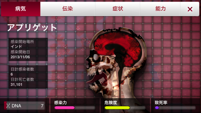 ネクロアウィルスに侵食された脳。|Plague Inc.-伝染病株式会社- ネクロアウィルス攻略 ネクロアウィルスに侵食された脳。|Plague Inc.-伝染病株式会社- ネクロアウィルス攻略