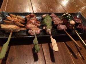 串焼き6本盛り。