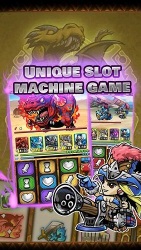 スロットでモンスターバトル！