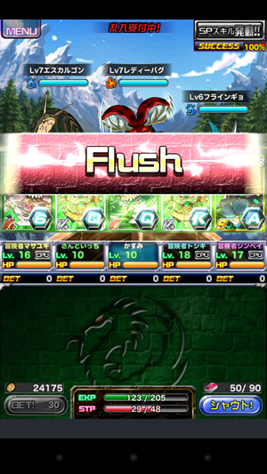 見事フラッシュ! 見事フラッシュ!