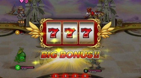 スロットゲージが MAX になるとスロット出現も! スロットゲージが MAX になるとスロット出現も!