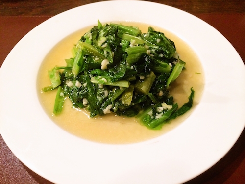 A菜の塩味炒め