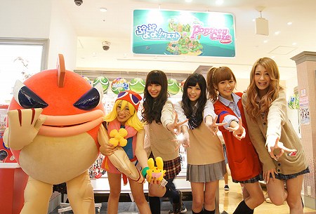 店内にぷよぷよがたくさん登場！