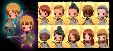 自由にカスタマイズして個性的なキャラクターを作成！