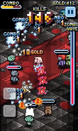 ドットグラフィックのゾンビシューティング！