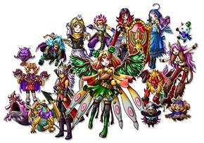 召喚できる魔者一覧。