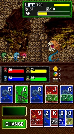 すごろくとポーカーで進めるドット絵RPG