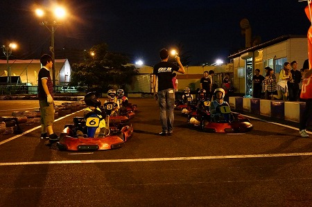 レースは一斉にスタートします！