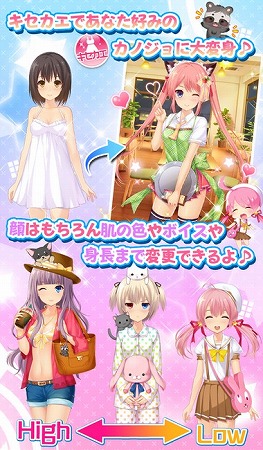 徹底敵に自分好みの彼女を作れる♪