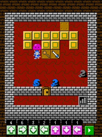 勇者を村へ導くパズルゲーム！