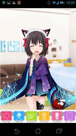 ネコ耳とフリルの2段攻撃よ！！！！