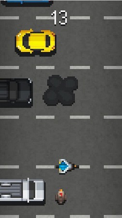 ニワトリと道路横断！