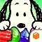 スヌーピーの新作パズルゲーム『スヌーピー ドロップス』事前登録開始！の画像