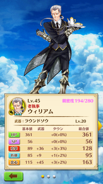 攻撃力・会心は高いが防御力が・・・
