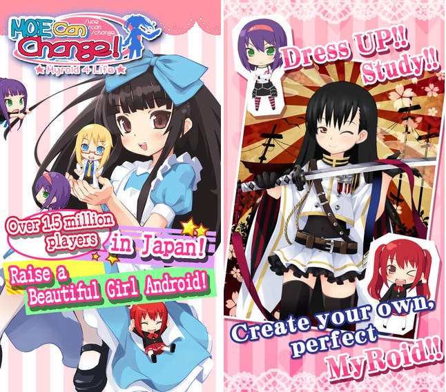 「萌えCanちぇんじ！」の海外版「MOE Can Change! -Myroid 4 Life-」