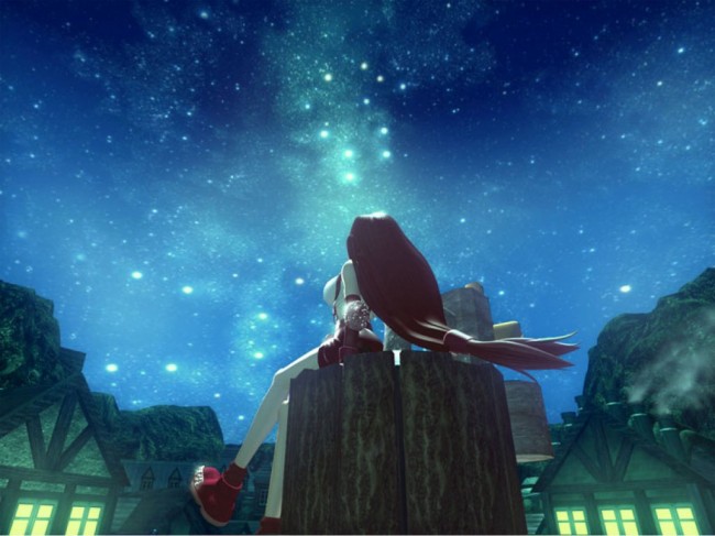 ニブルヘイムの給水塔にて。 ©Final Fantasy VII 1997 SQUARE ENIX