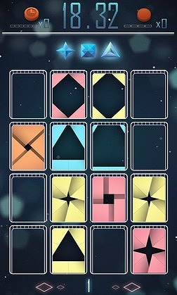 幾何学図形にマッチする形をボードから選べ！