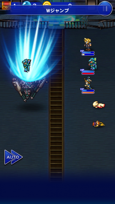 「Wジャンプ」はGBA版のFF4の隠しダンジョンで覚える技ですね。 GBAの隠しダンジョンで、友情と恋の板挟みで葛藤するカインの姿は胸を打ちましたね。