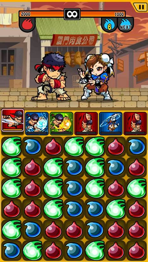 並んだスピリットをタップして集めよう！