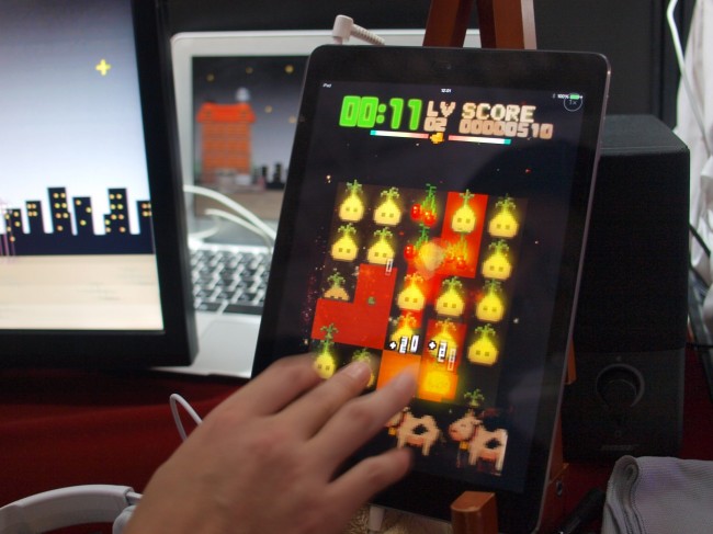 TGSでのパズルパート。完成版と言われてもわからないほどの出来だった。