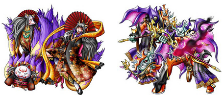 新魔者「キュウビ」/ 新魔者「アザゼル」
