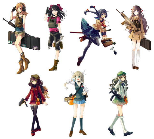 新たに追加された7名のキャラクター。