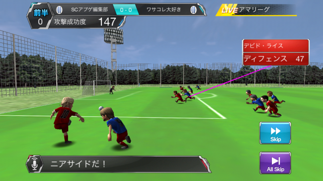 サイドのスピードとCFのヘディング力が重要