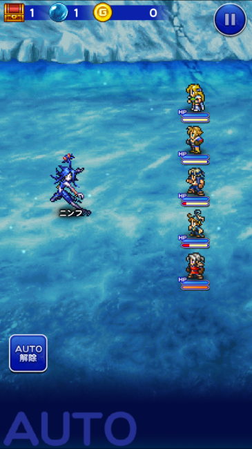 FF9のドット絵は頭身があまり高くなくてファミコン風ね。