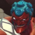 このキャラ油谷さんみたい!赤髪のともがスーパーストリートファイター4をプレイの画像