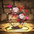 パーティー4体でも大丈夫!さすけがパズドラの曲芸士パーティー2枚落ちで光ファガンを一撃の画像