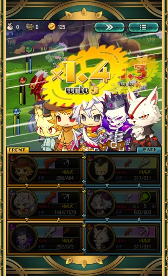 おもちゃたちのゲージをためてスキルコンボを使うこともできる！