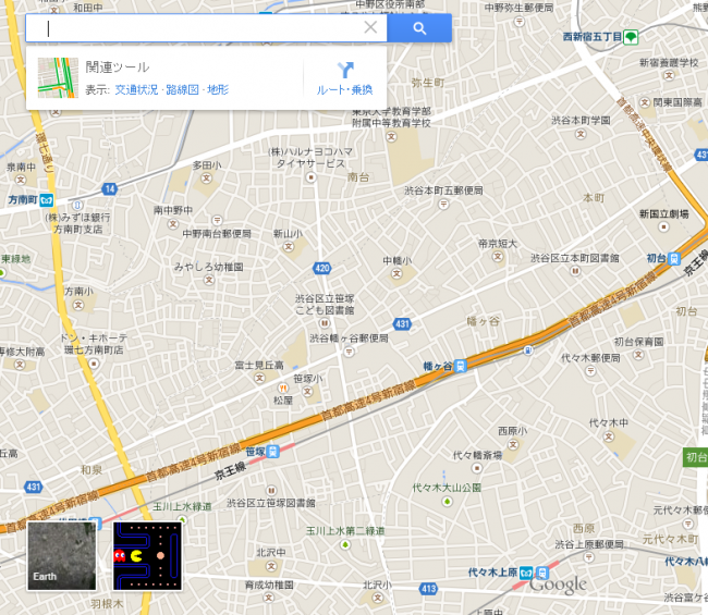 普通の地図が