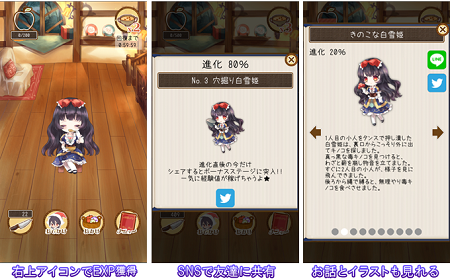 ゲーム画面。