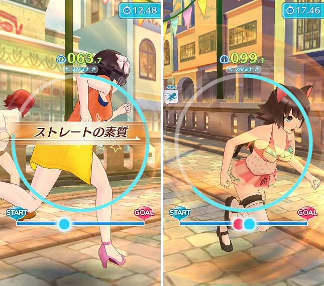 レース中のカットの切り替えも多く臨場感があります！